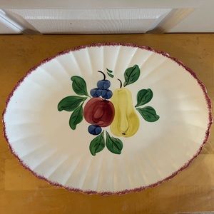 Blue Ridge “Fruit Salad” large platter